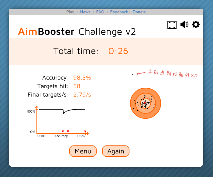 閒聊 這個網站真好訓練射擊的反應速度 Aim Booster Gamcka 玩咖