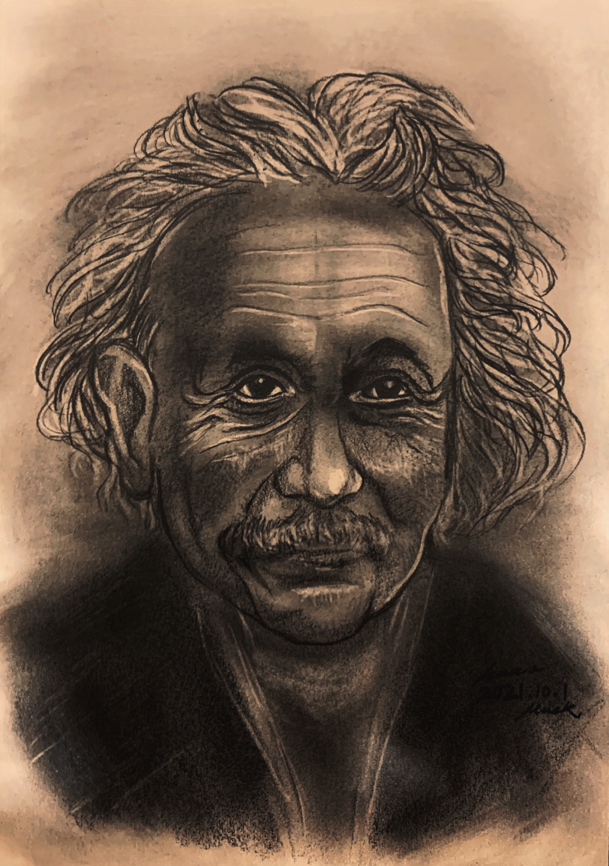 【鉛筆】Albert Einstein 愛因斯坦 by zK.jpg