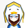 【Unknown】Penguin 小企鵝玩偶裝藍髮可愛男造